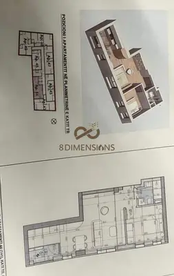 Apartament 1+1 në shitje në Astir, Tiranë, 66 m². Foto 2 nga 2