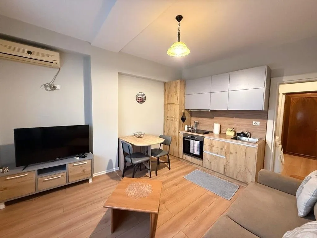 Apartament 1+1 me qera në Rruga Zef Jubani, Tiranë, 65 m². Foto 1 nga 8
