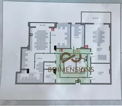 Ufficio in affitto a Myslym Shyri, Tirana, 212 m². Foto 2 di 2