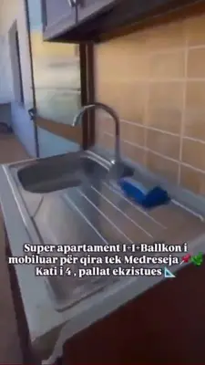 Apartament 1+1 me qera në Medreseja, Tiranë, 70 m². Foto 1 nga 4