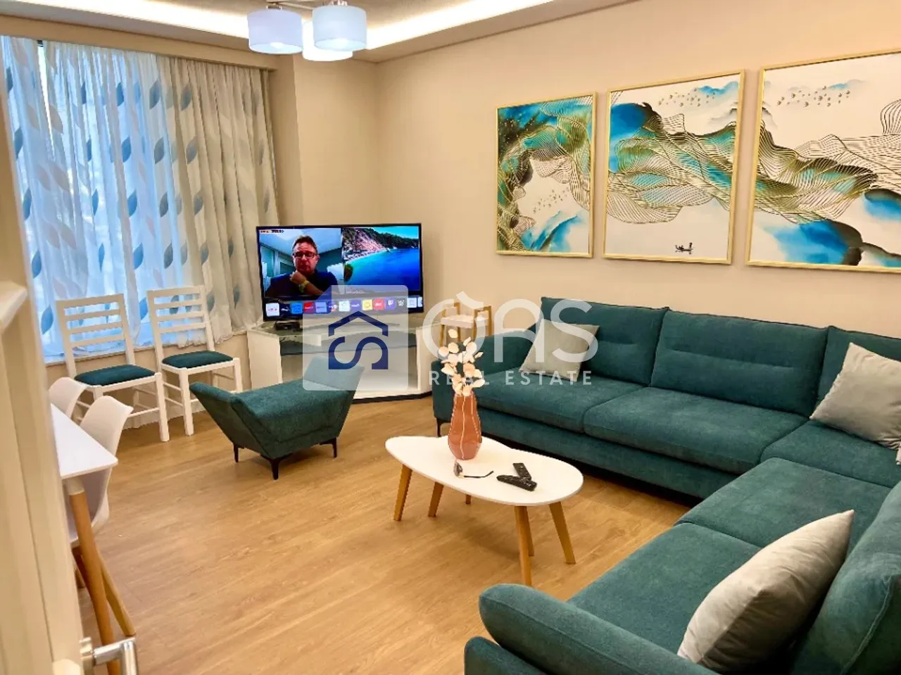 Apartament 1+1 me qera në Shkolla e Baletit, Tiranë, 78 m². Foto 1 nga 6