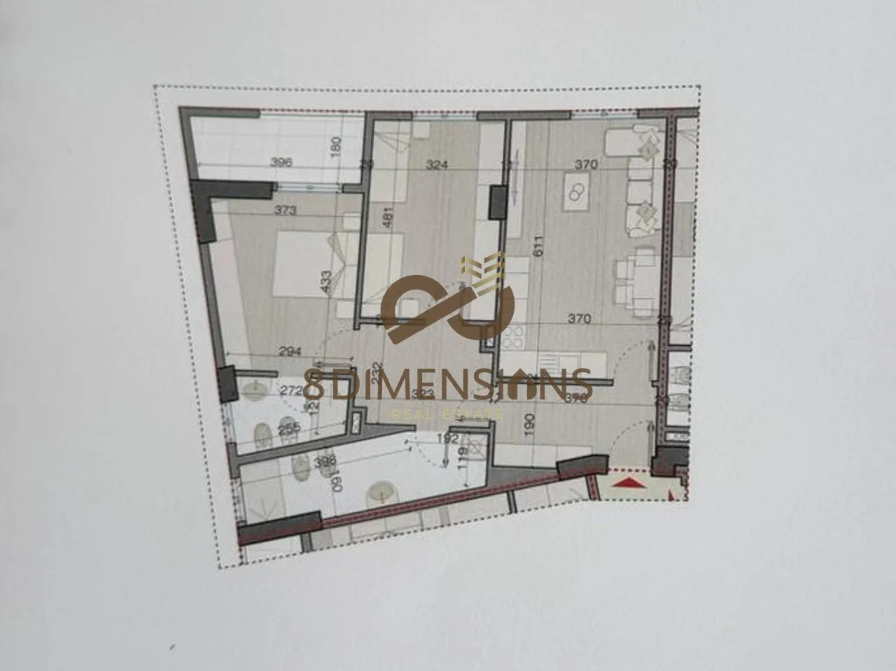 Apartament 2+1 në shitje në Astir, Tiranë, 111 m². Foto 1 nga 1
