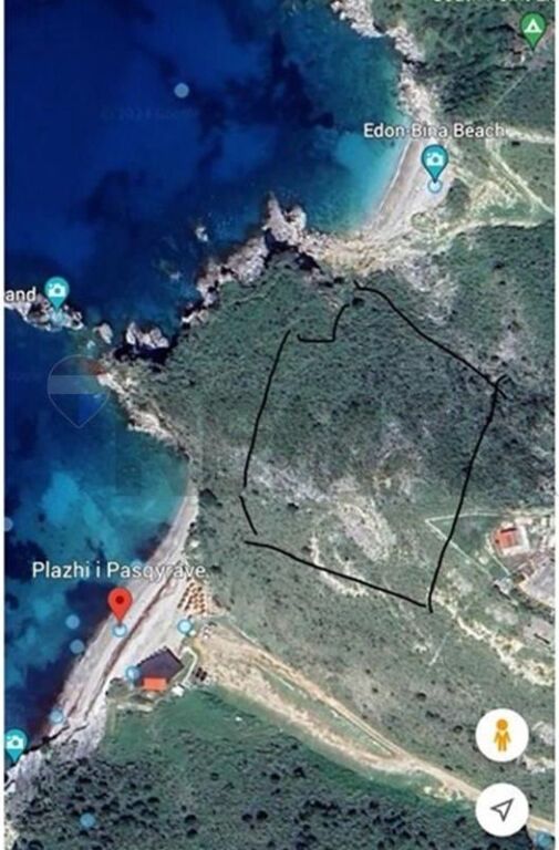 Tokë në shitje në Plazhi i Pasqyrave, Sarandë, 8 000 m². Foto 3 nga 3
