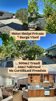 House for sale in Rruga Vasil Puka, Vlorë, 61 m². Photo 1 of 9