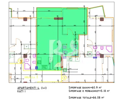 Apartament 1+1 në shitje në Drilon, Pogradec, 66 m². Foto 4 nga 4