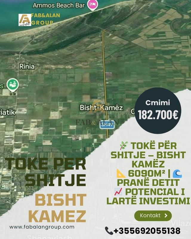 Tokë në shitje në Sektori Rinia, Durrës, 6 090 m²