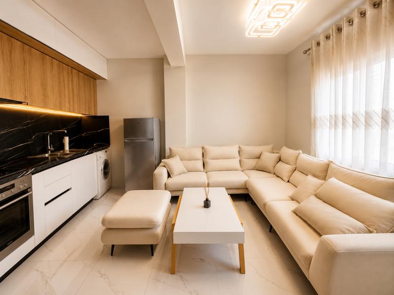 Apartament 1+1 me qera në Prokuroria e Tiranës, Tiranë, 70 m². Foto 2 nga 4