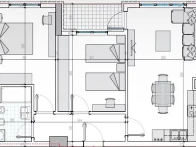 Apartament 2+1 në shitje në Univers City, Tiranë, 102 m². Foto 7 nga 7