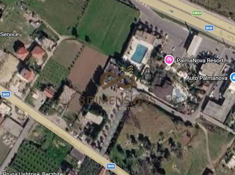Land for sale in Berzhite, Tirana, 500 m²