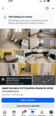 Apartment 3+1 for rent in Vllazërimi, Durrës, 120 m². Photo 2 of 6