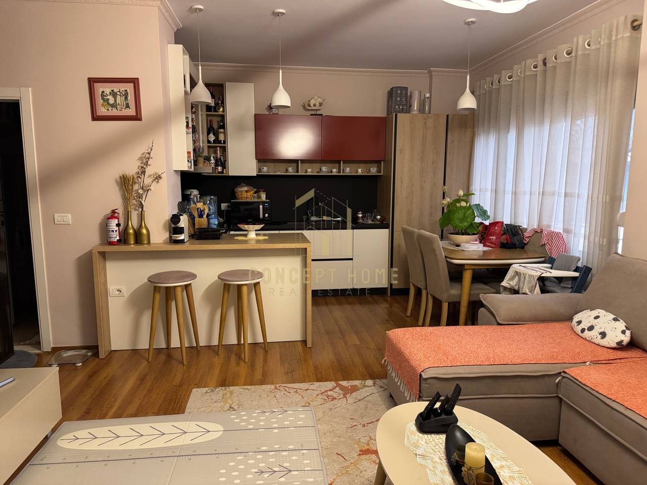 Appartamento 1+1 in affitto a Lake View, Tirana, 63 m². Foto 2 di 3