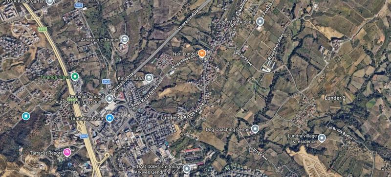 Tokë në shitje në TEG, Tiranë, 2 700 m². Foto 3 nga 3