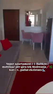 Apartament 1+1 me qera në Medreseja, Tiranë, 70 m². Foto 2 nga 4