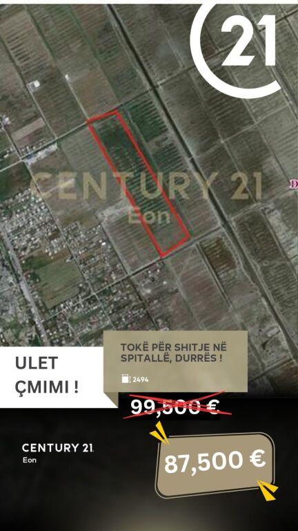 Terreno in vendita a Spitallë, Durazzo, 2.494 m²