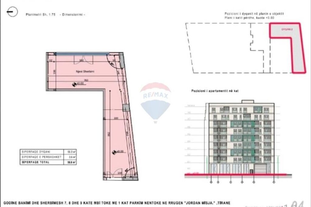 Shop for sale in Rruga Jordan Misja, Tirana, 58 m². Photo 2 of 3