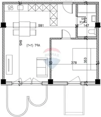 Garsoniere në shitje në Kune, Shëngjin, 70 m². Foto 1 nga 4