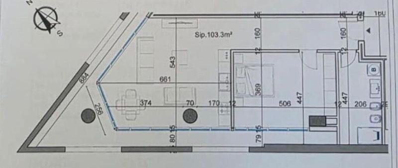 Appartamento 1+1 in vendita a Rruga Xhanfize Keko, Tirana, 115 m²