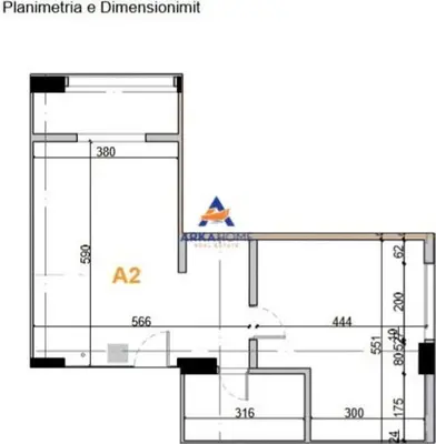 Apartament 1+1 në shitje në Pogradec, Korce, Pogradec, 79 m². Foto 2 nga 3