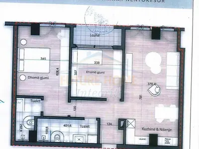 Apartament 2+1 në shitje në Porcelan, Tiranë, 112 m². Foto 2 nga 3