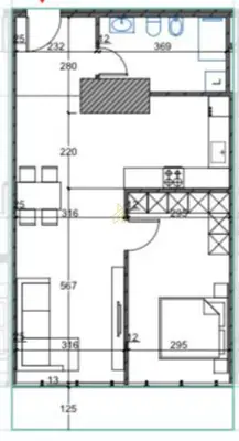 Apartament 1+1 në shitje në Oricon Tower, Tiranë, 100 m². Foto 2 nga 2