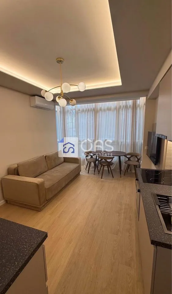 Apartament 1+1 me qera në Brryli, Tiranë, 50 m². Foto 1 nga 4