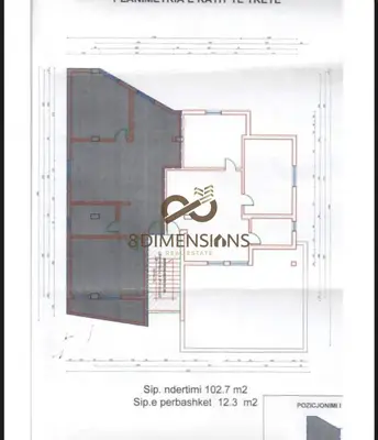 Apartament 2+1 në shitje në Jordan Misja, Tiranë, 115 m². Foto 2 nga 5