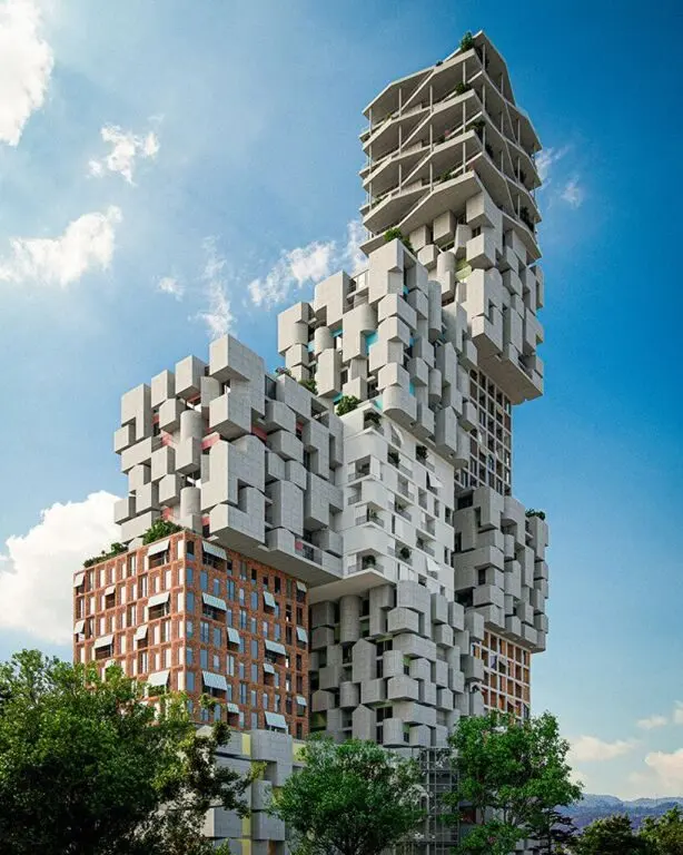 Apartament 1+1 në shitje në Hora VERTICALE, Tiranë, 83 m²