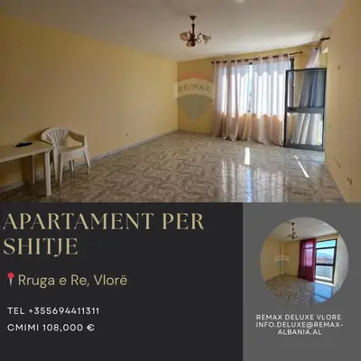 Apartment 2+1 for sale in Rruga e re, Vlorë, 110 m². Photo 1 of 10