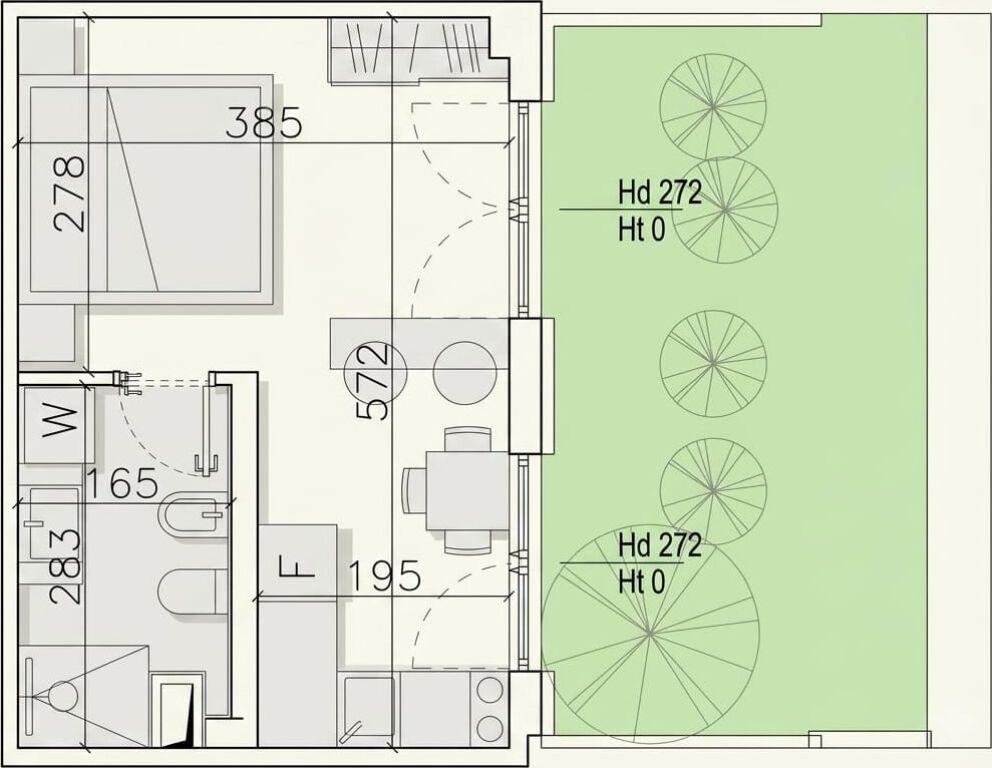 Monolocale in vendita a Dhermi, Valona, 50 m². Foto 2 di 2