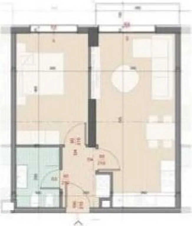 Appartamento 1+1 in vendita ad Ish Fusha e Aviacionit, Tirana, 66 m². Foto 1 di 1