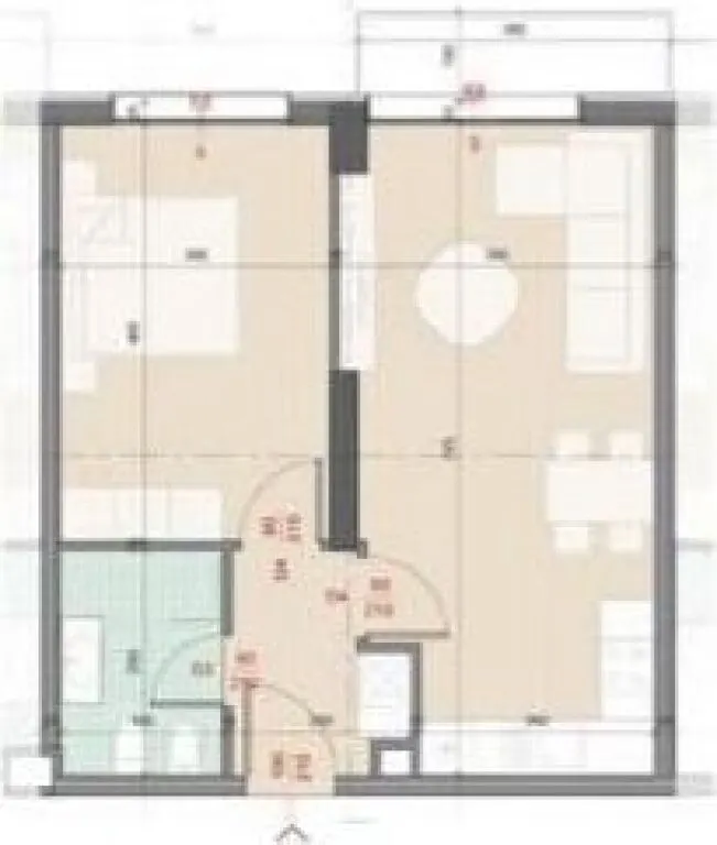 Appartamento 1+1 in vendita ad Ish Fusha e Aviacionit, Tirana, 66 m²