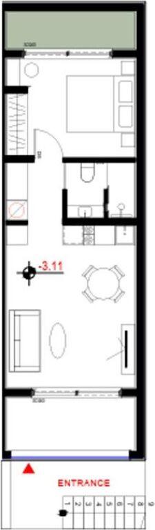 Apartment 2+1 for sale in Borsh, Vlorë, 62 m²