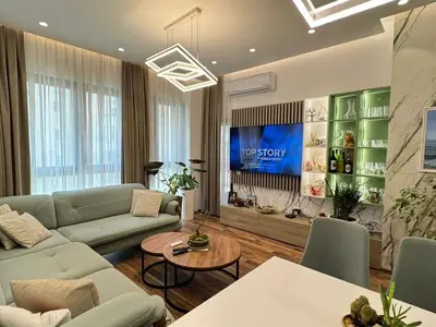 Apartament 1+1 me qera në Square 21, Tiranë, 77 m². Foto 2 nga 12